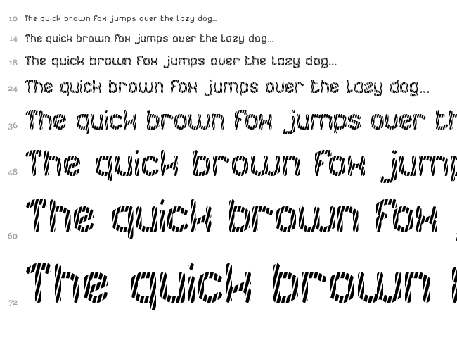 Underground 2 font waterfall